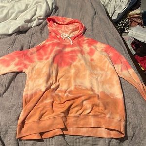 Small pink tye-dye sweater